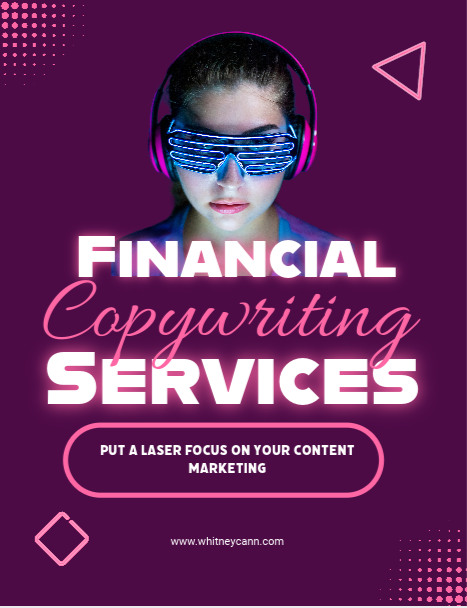 financial services copywriting