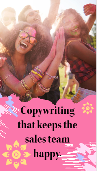 b2b copywriting services for the sales team