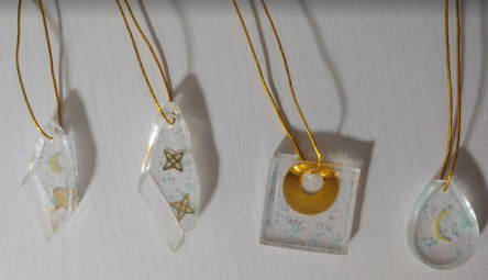 gold charm necklaces
